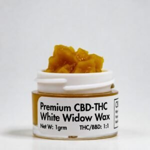 Premium CBD-THC White Widow Wax for sale